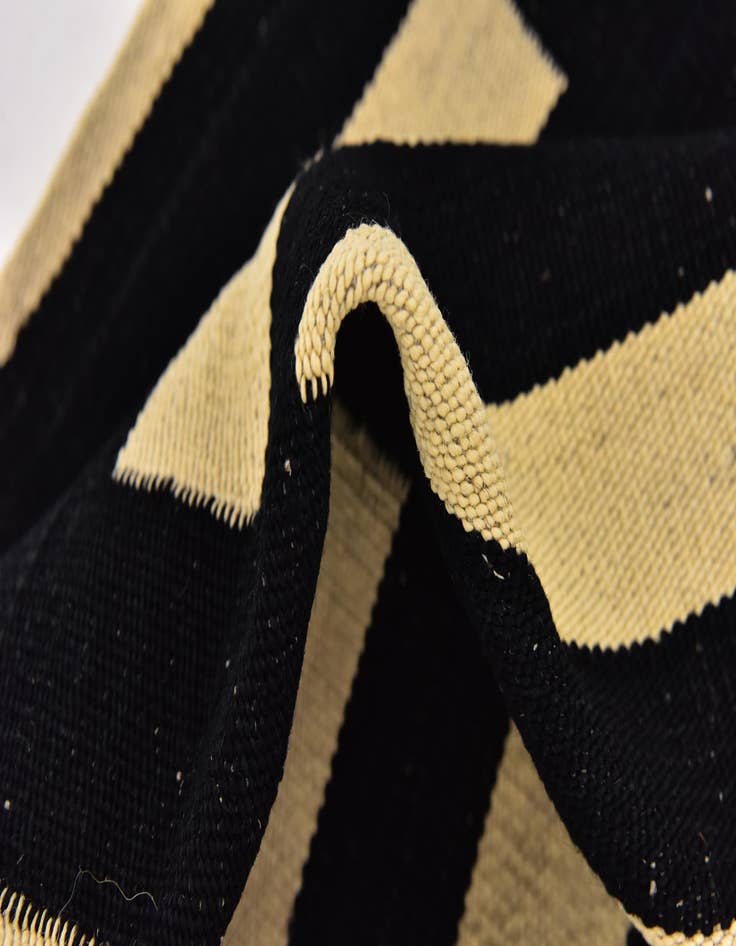 Detail image of 2' 5 x 10' 4  Hand Woven Kilim Modern Wool Runner Rug