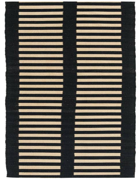 Detail image of 2' 5 x 10' 4 Hand Woven Kilim Modern Wool Runner Rug