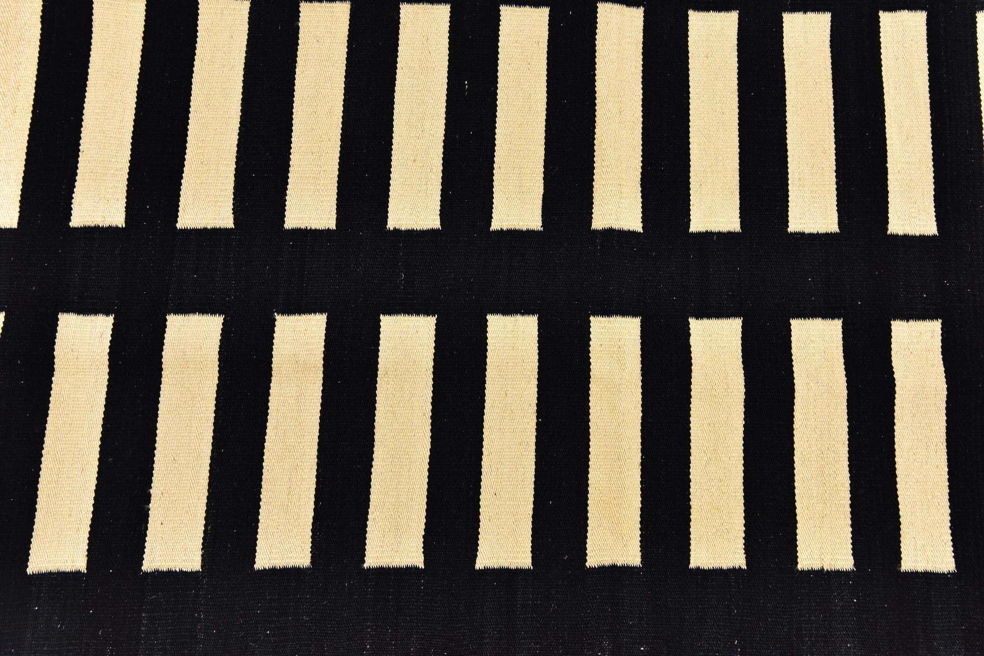 2' 5 x 10' 2 Hand Woven Kilim Modern Wool Runner Rug