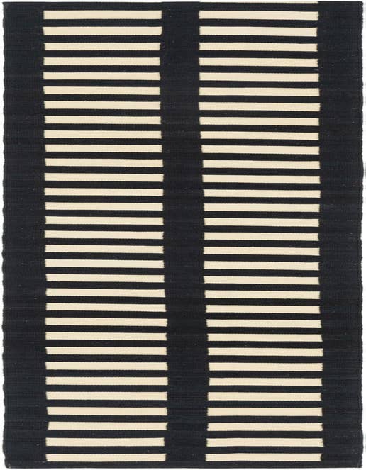 Detail image of 2' 5 x 10' 2 Hand Woven Kilim Modern Wool Runner Rug