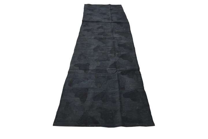 2' 8 x 9' 3 Hand Woven Kilim Suzani Wool Runner Rug