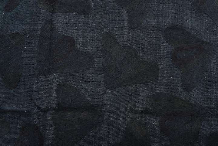 2' 8 x 9' 3 Hand Woven Kilim Suzani Wool Runner Rug
