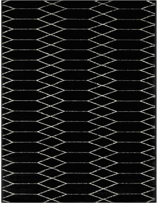 Detail image of 2' x 13' Lattice Frieze Runner Rug