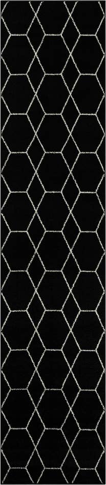 Detail image of 2' 7 x 12' Lattice Frieze Runner Rug