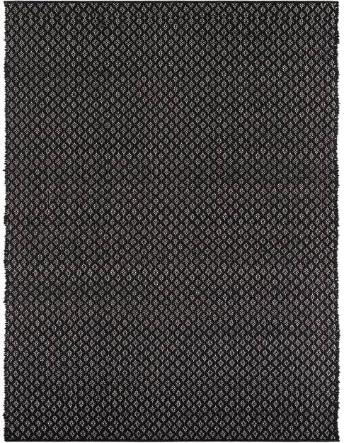 Detail image of 3' 3 x 14' 1 Hand Woven Lattice Wool Runner Rug