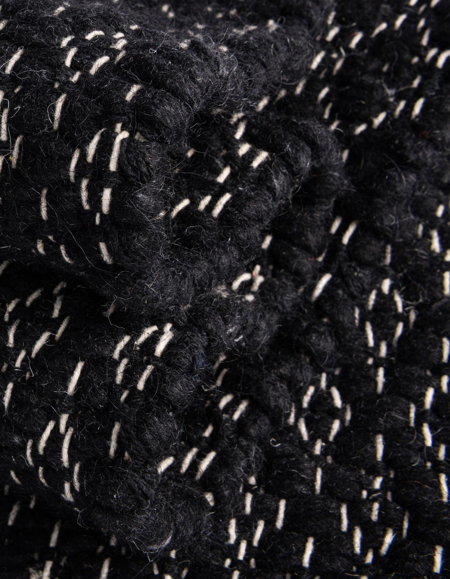 3' 3 x 14' 1 Hand Woven Lattice Wool Runner Rug