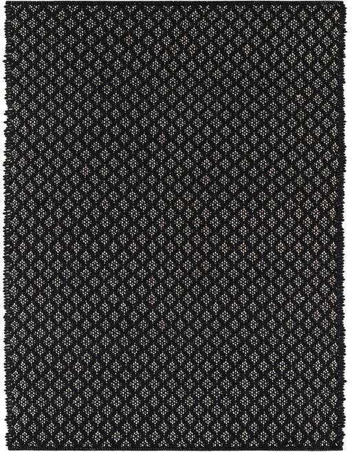 Detail image of 2' x 8' Hand Woven Lattice Wool Runner Rug