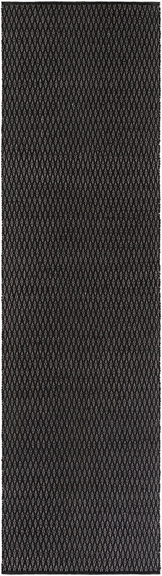 3' 3 x 12'  Hand Woven Lattice Wool Runner Rug
