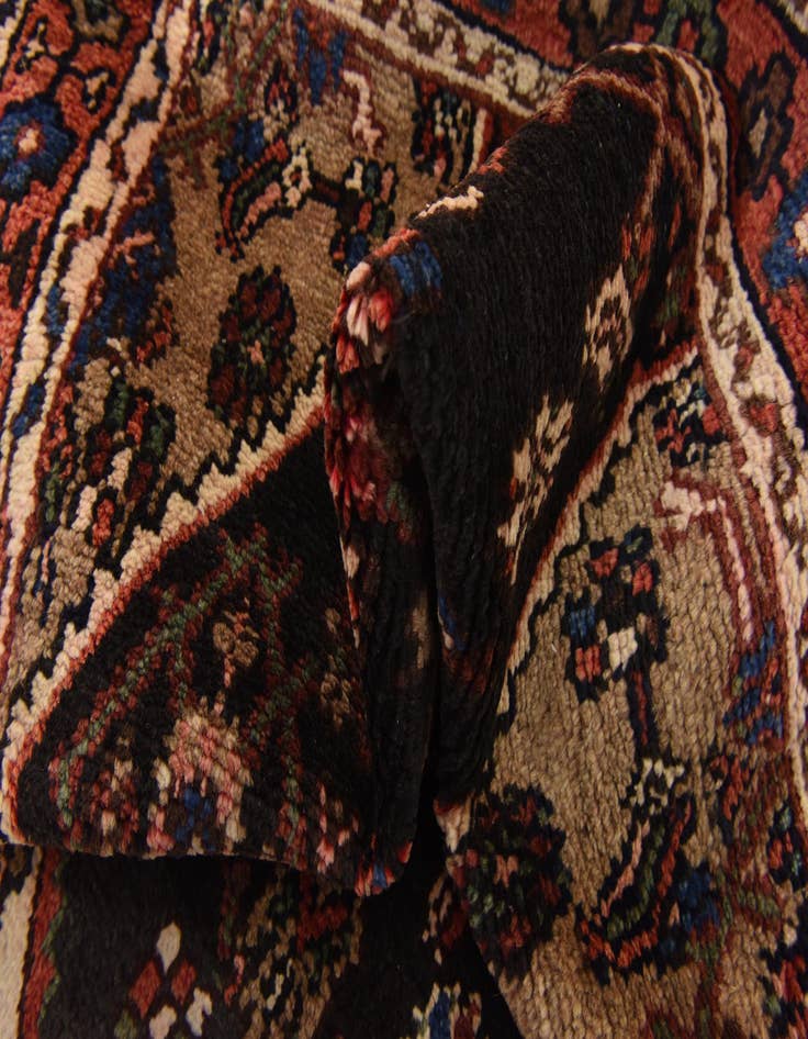 Detail image of 3' 8 x 9' 8  Hand Knotted Liliyan Persian Wool Runner Rug