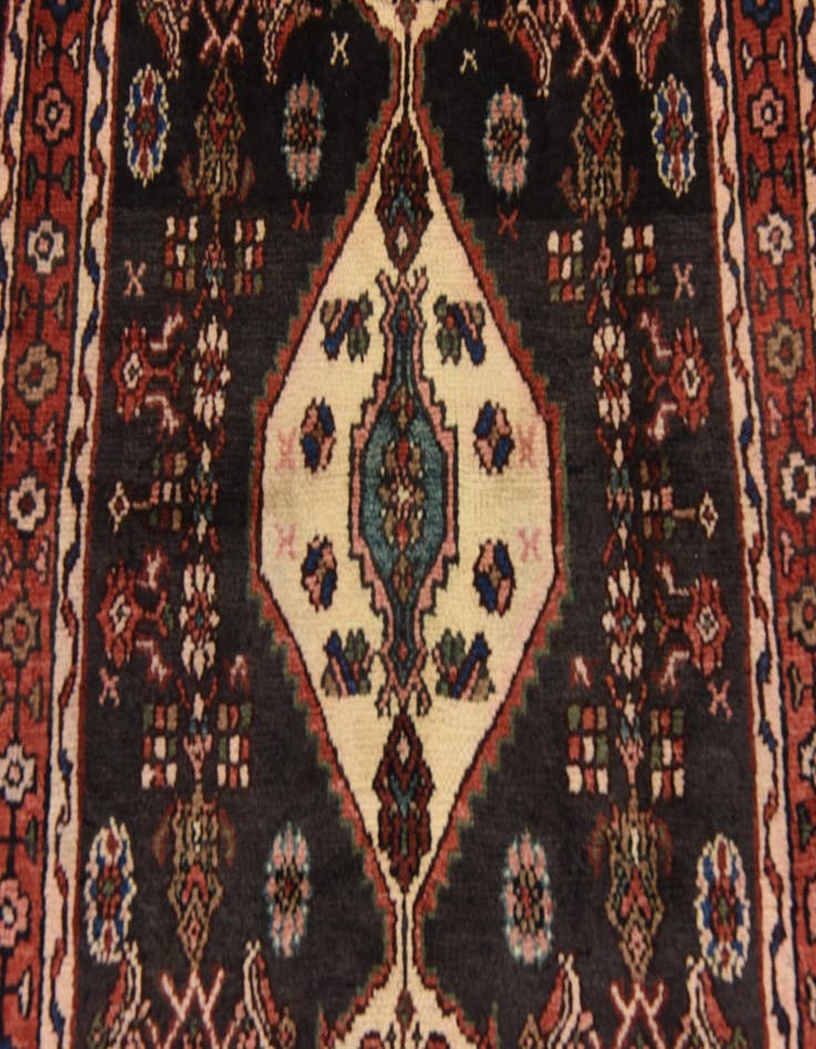 Detail image of 3' 8 x 9' 8  Hand Knotted Liliyan Persian Wool Runner Rug