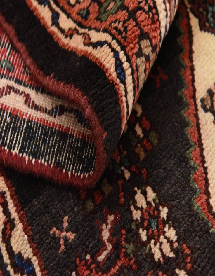 Detail image of 3' 8 x 9' 8  Hand Knotted Liliyan Persian Wool Runner Rug