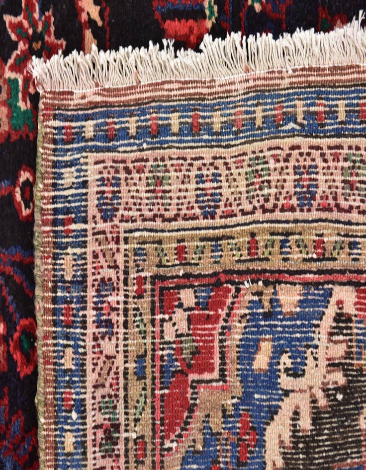 Detail image of 3' 6 x 9' 6 Hand Knotted Liliyan Persian Wool Runner Rug