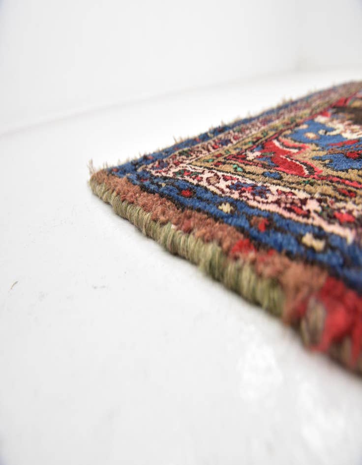 Detail image of 3' 6 x 9' 6 Hand Knotted Liliyan Persian Wool Runner Rug