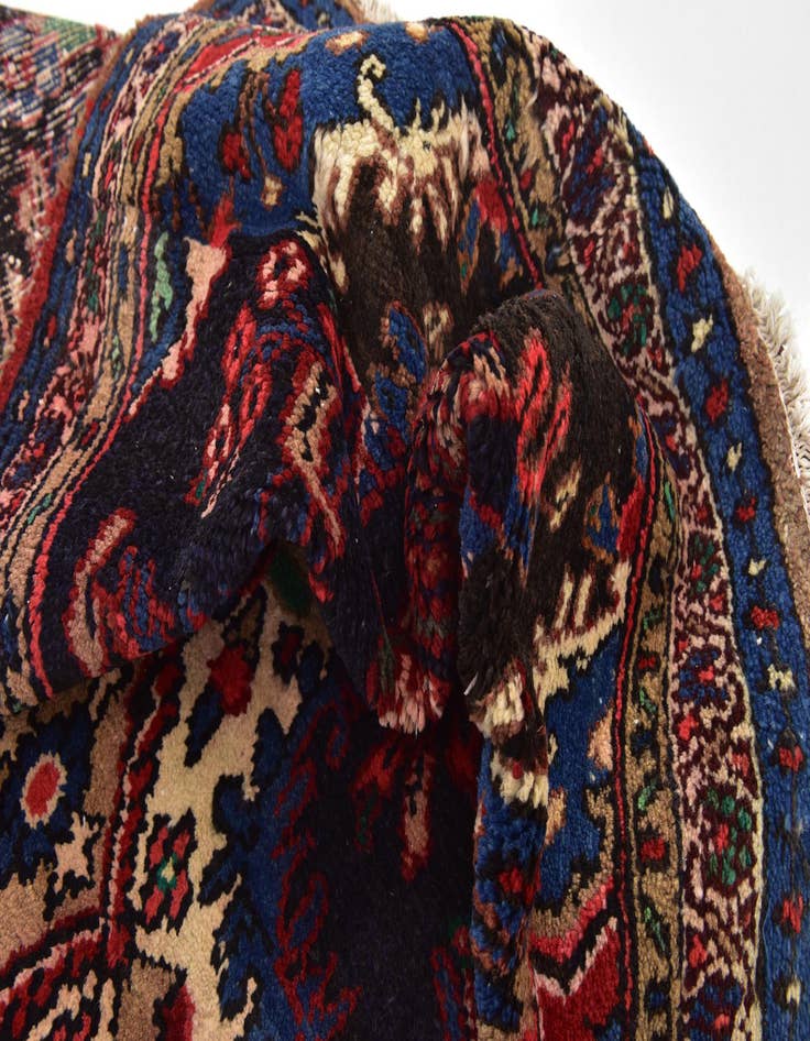 Detail image of 3' 6 x 9' 6 Hand Knotted Liliyan Persian Wool Runner Rug