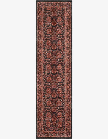 Black Lucerne Runner Rug