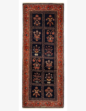 2' 10 x 6' 8 Luribaft Wool Runner Rug
