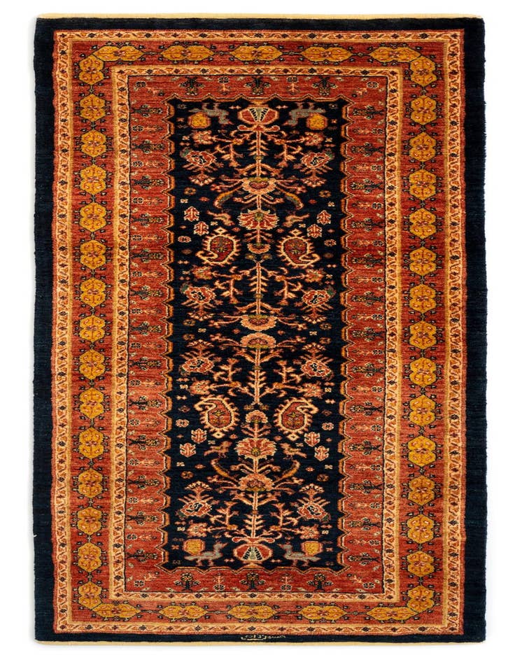 Detail image of 2' 9 x 6' 5 Luribaft Wool Runner Rug