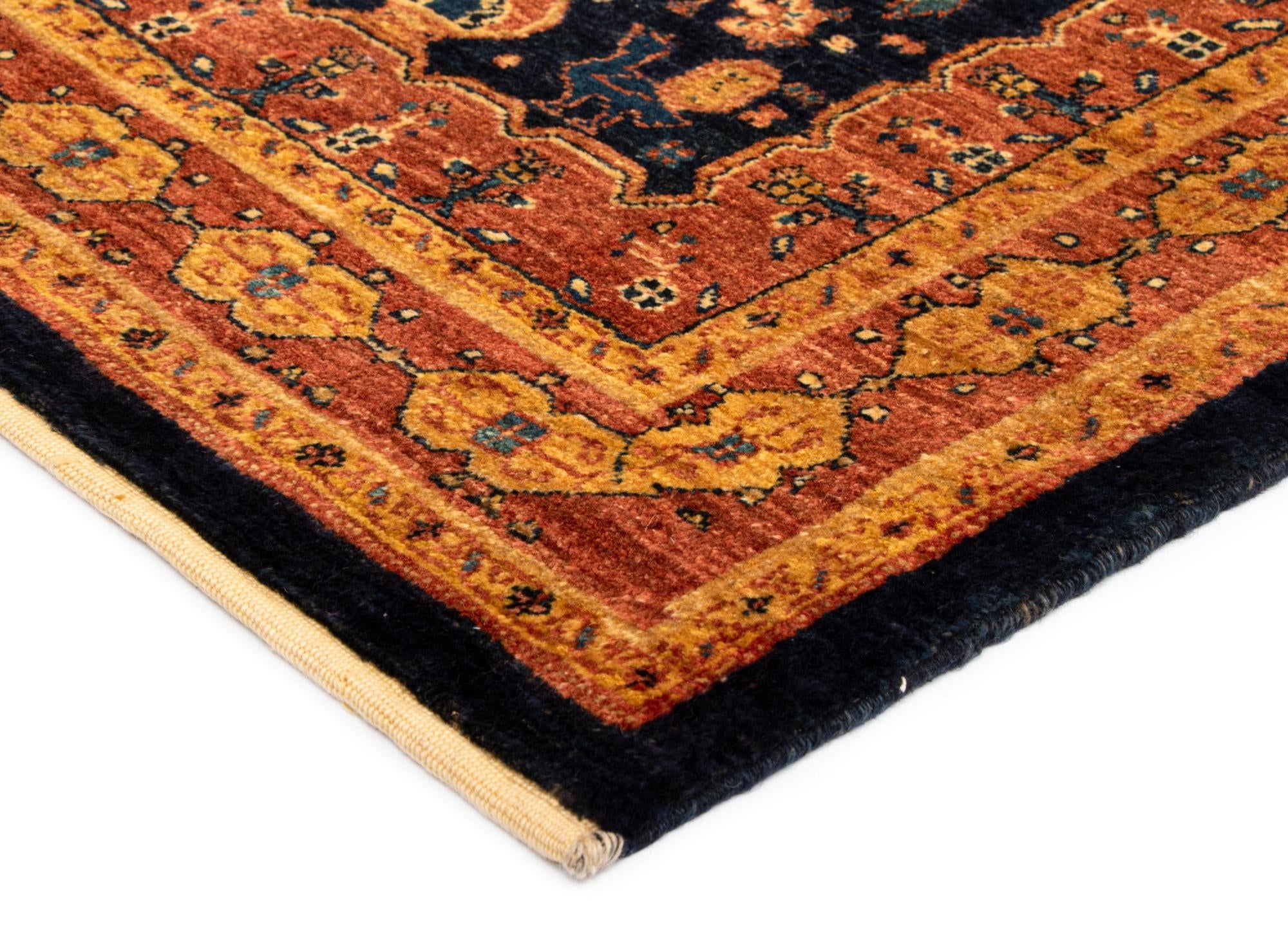 2' 9 x 10' 6 Luribaft Wool Runner Rug