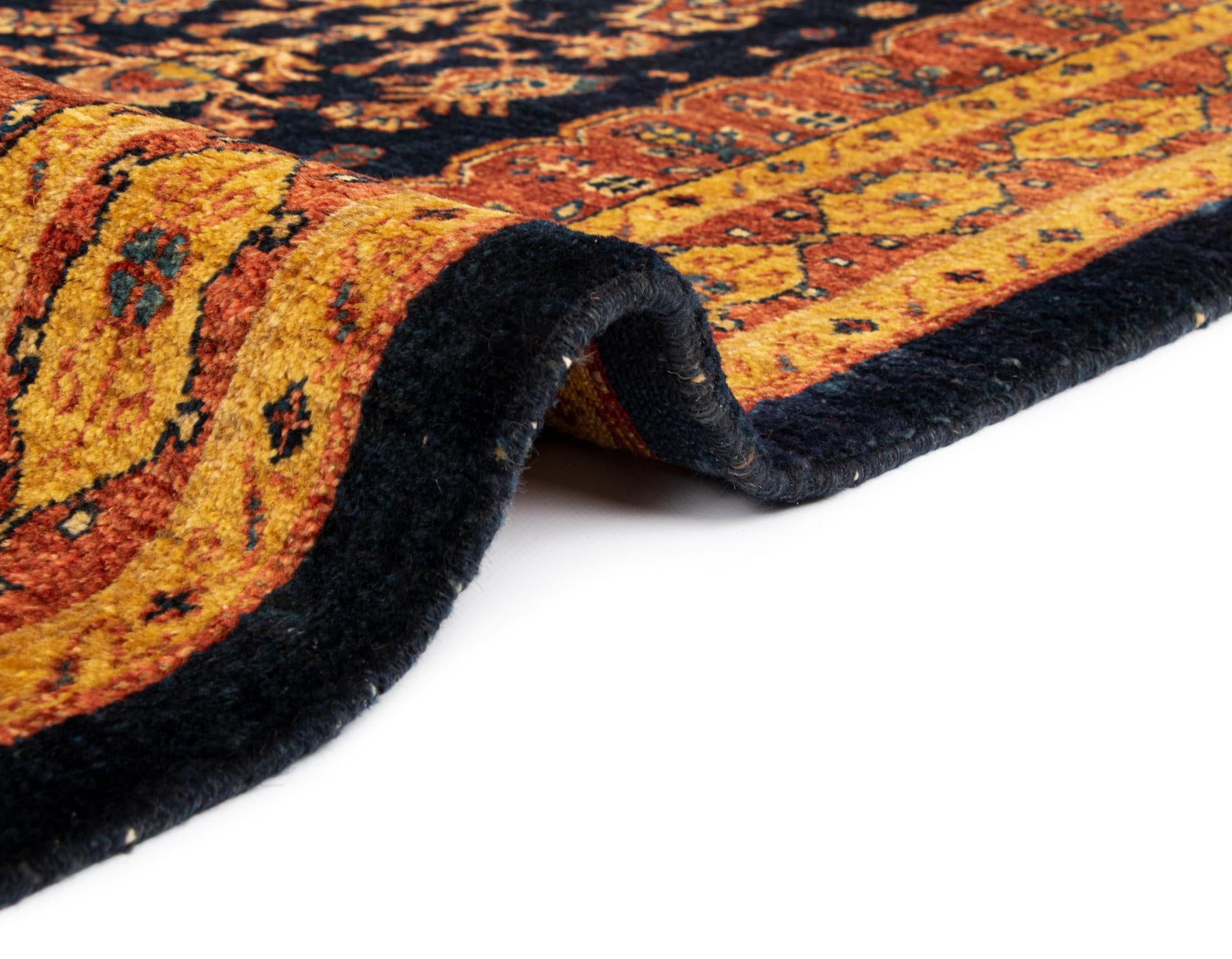 2' 9 x 10' 6 Luribaft Wool Runner Rug