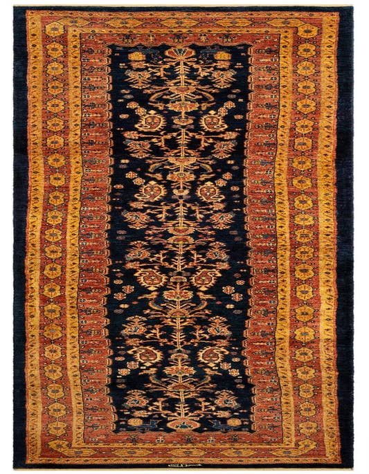 Detail image of 2' 9 x 10' 6 Luribaft Wool Runner Rug