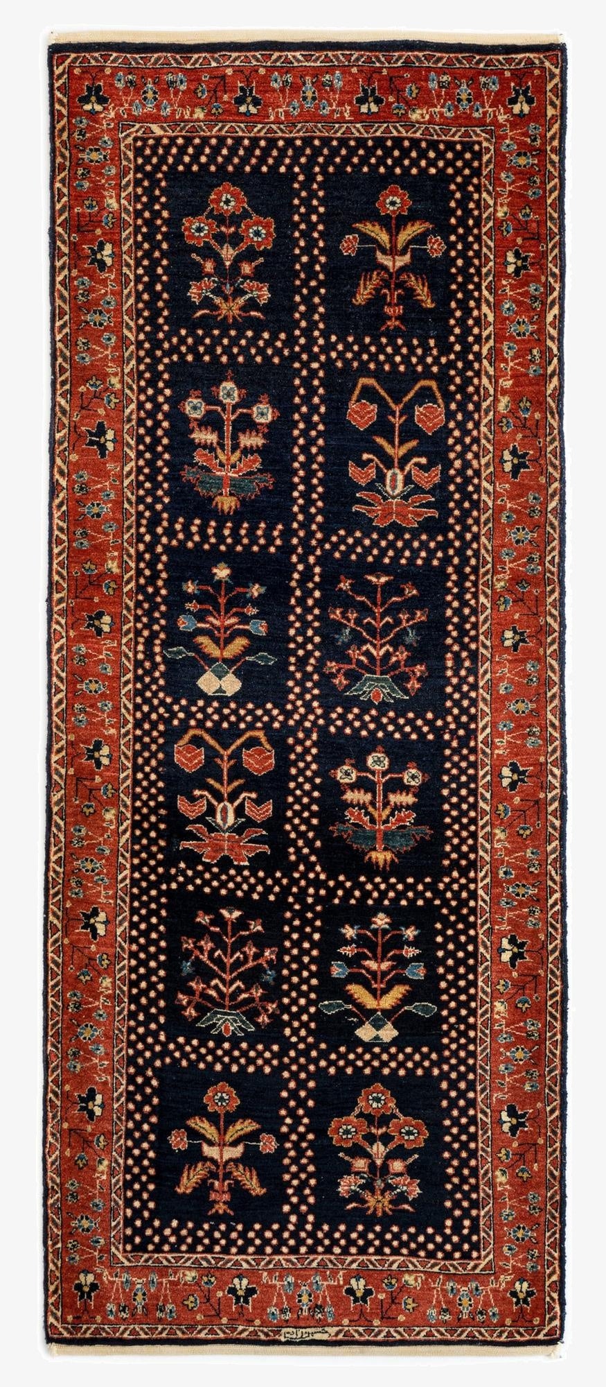 2' 10 x 6' 8 Luribaft Wool Runner Rug