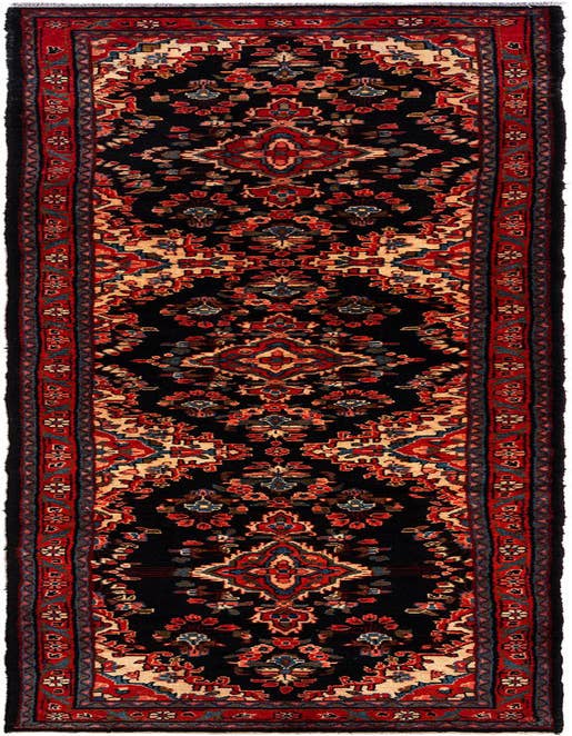 Detail image of 3' 5 x 13' 9 Mahal Wool Runner Rug