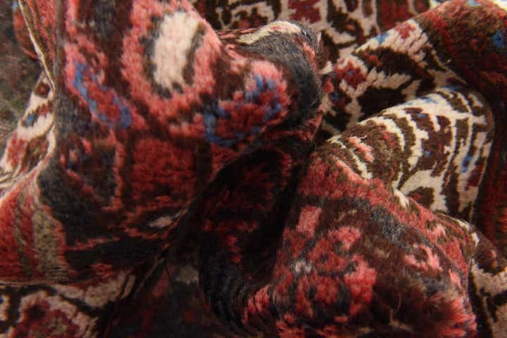 3' 7 x 10' 9 Hand Knotted Malayer Persian Wool Runner Rug