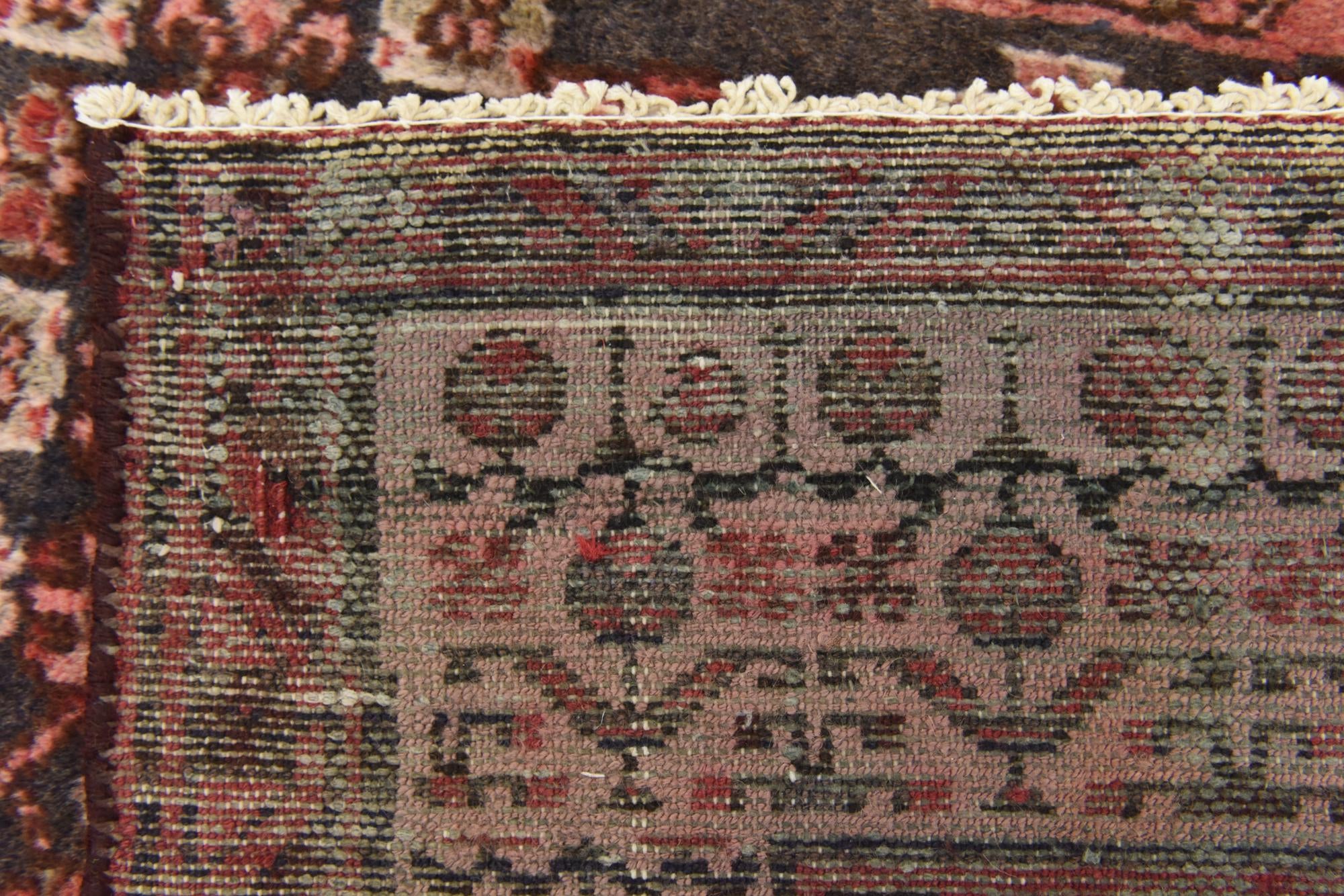 3' 7 x 10' 9 Hand Knotted Malayer Persian Wool Runner Rug