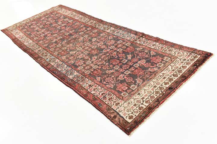 3' 7 x 10' 9 Hand Knotted Malayer Persian Wool Runner Rug