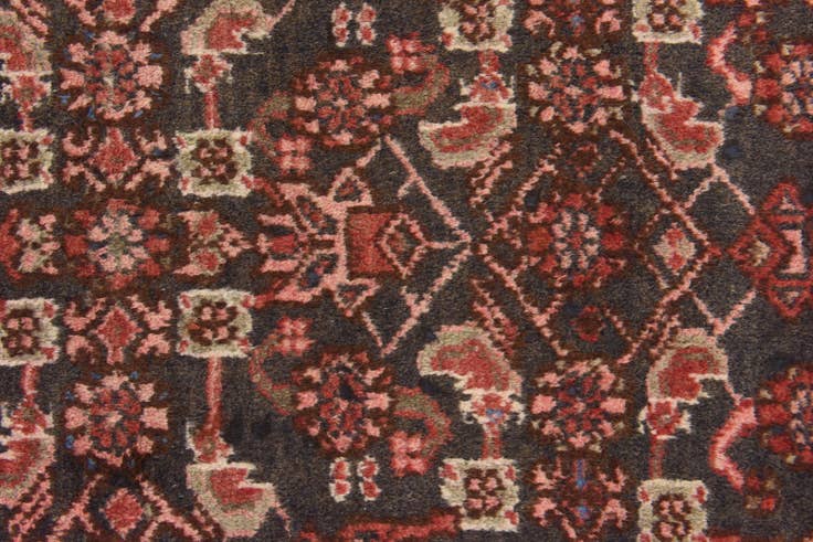 Detail image of 3' 7 x 10' 9 Hand Knotted Malayer Persian Wool Runner Rug