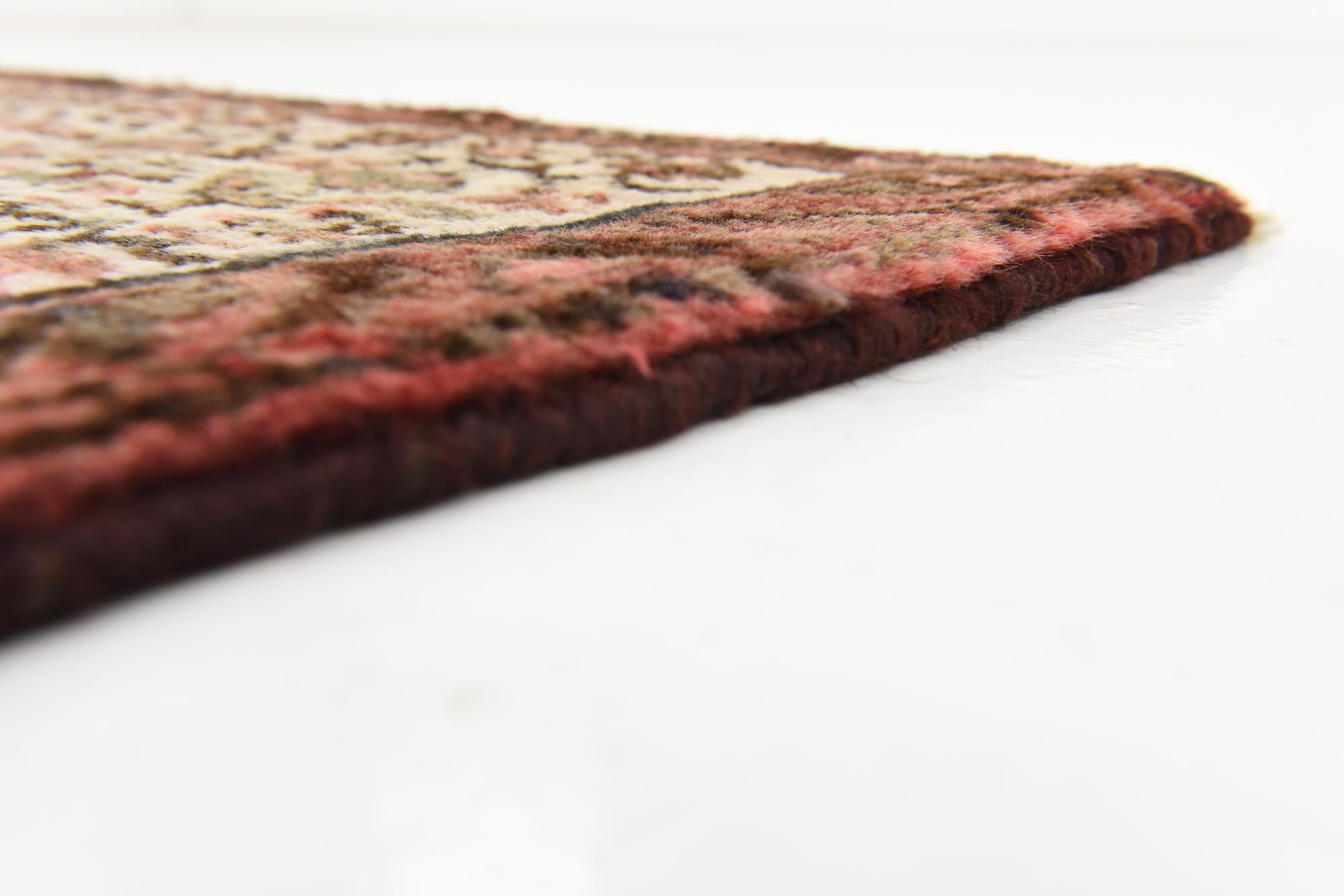 3' 7 x 10' 9 Hand Knotted Malayer Persian Wool Runner Rug