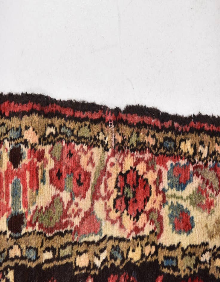 Detail image of 3' 7 x 12'  Hand Knotted Malayer Persian Wool Runner Rug