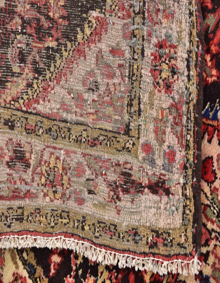 Detail image of 3' 7 x 12'  Hand Knotted Malayer Persian Wool Runner Rug