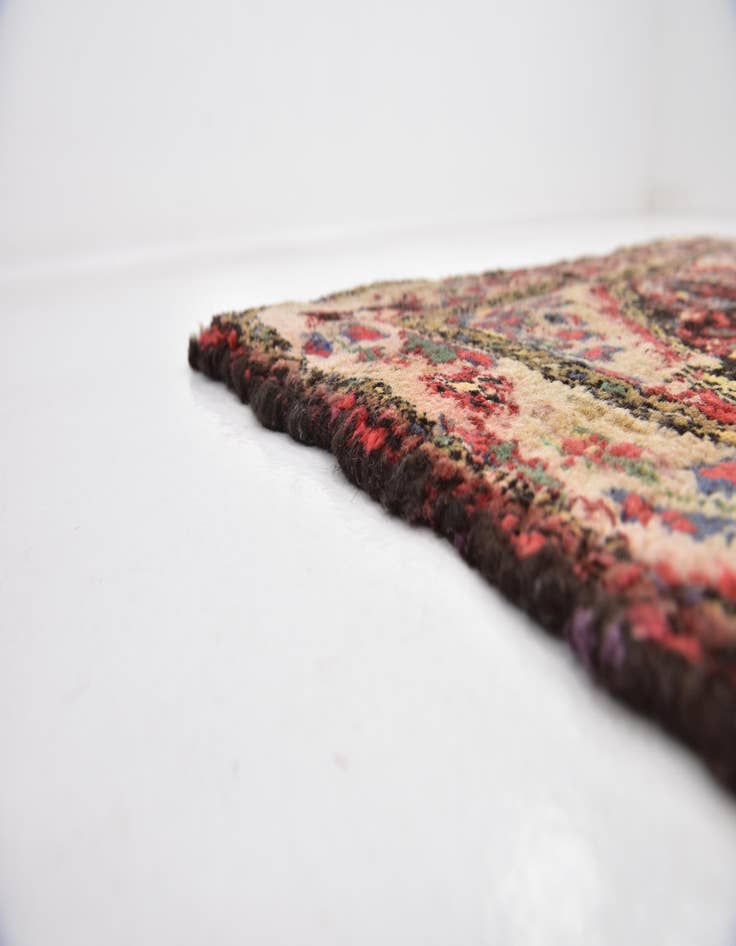 Detail image of 3' 7 x 12'  Hand Knotted Malayer Persian Wool Runner Rug