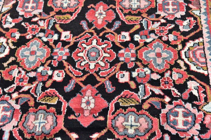Detail image of 4' 10 x 10' 6 Hand Knotted Malayer Persian Wool Runner Rug