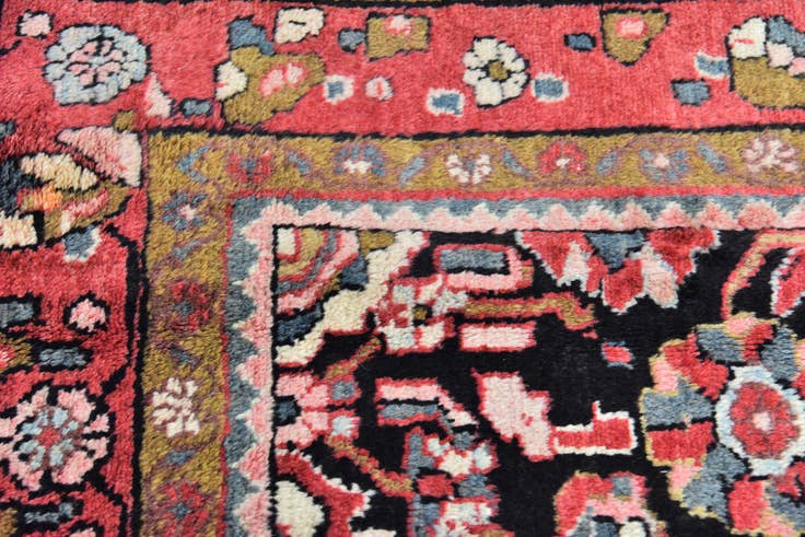 Detail image of 4' 10 x 10' 6 Hand Knotted Malayer Persian Wool Runner Rug