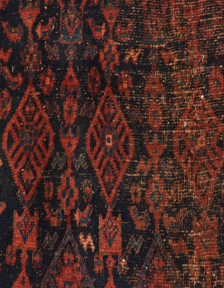 Detail image of 2' 9 x 6' Hand Knotted Malayer Persian Wool Runner Rug