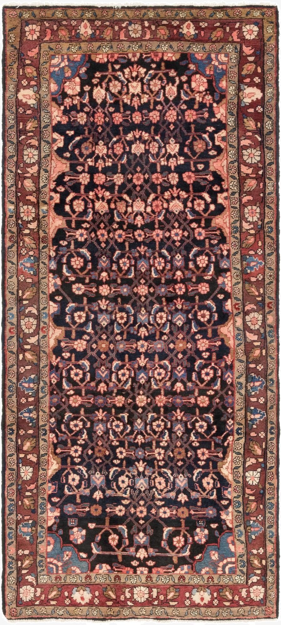 4' 5 x 10' 1 Malayer Wool Runner Rug