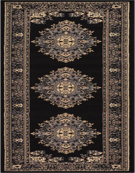 Detail image of 2' 7 x 10' Mashad Design Runner Rug