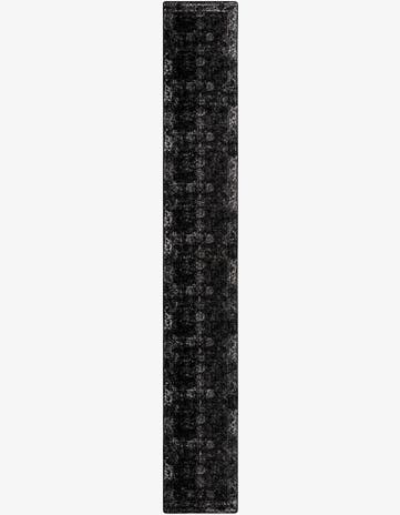 Black Monte Carlo Runner Rug