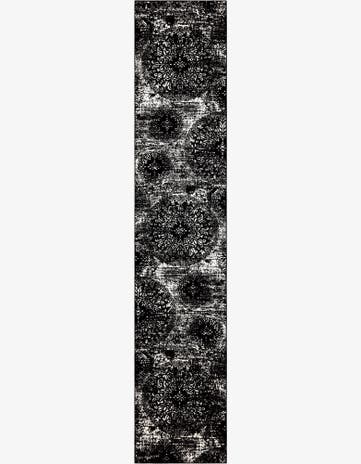 Black Monte Carlo Runner Rug