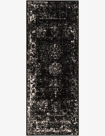 Black Monte Carlo Runner Rug