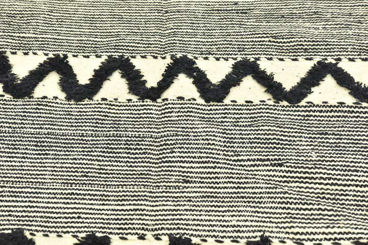 4' 5 x 8' 3 Hand Knotted Moroccan Wool Runner Rug