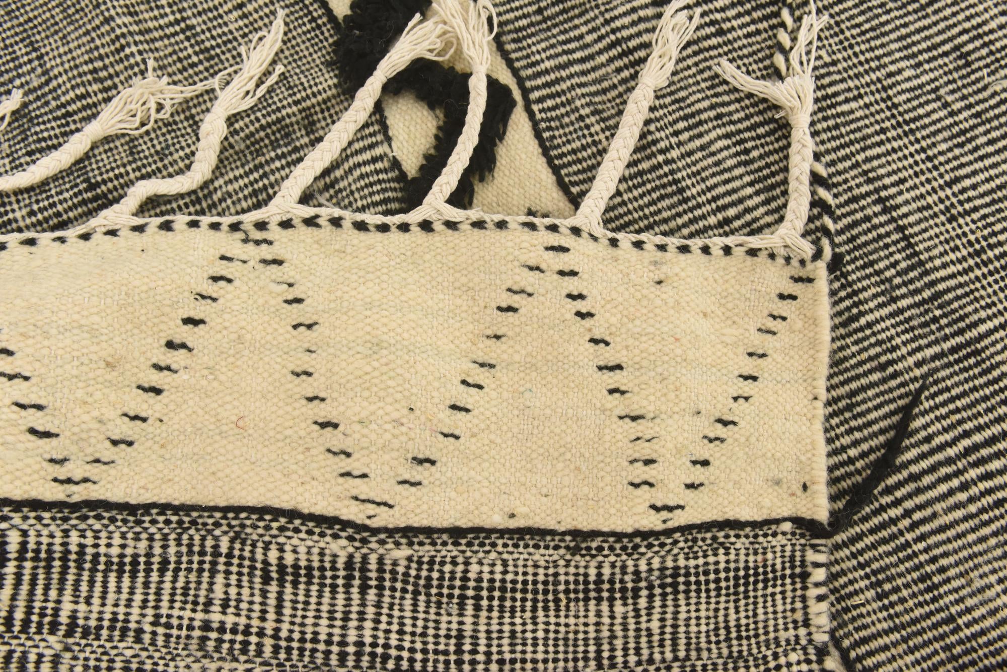 6' 3 x 12' Hand Knotted Moroccan Wool Runner Rug