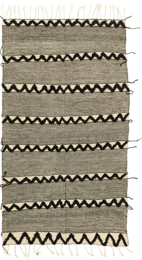 6' 3 x 12' Hand Knotted Moroccan Wool Runner Rug