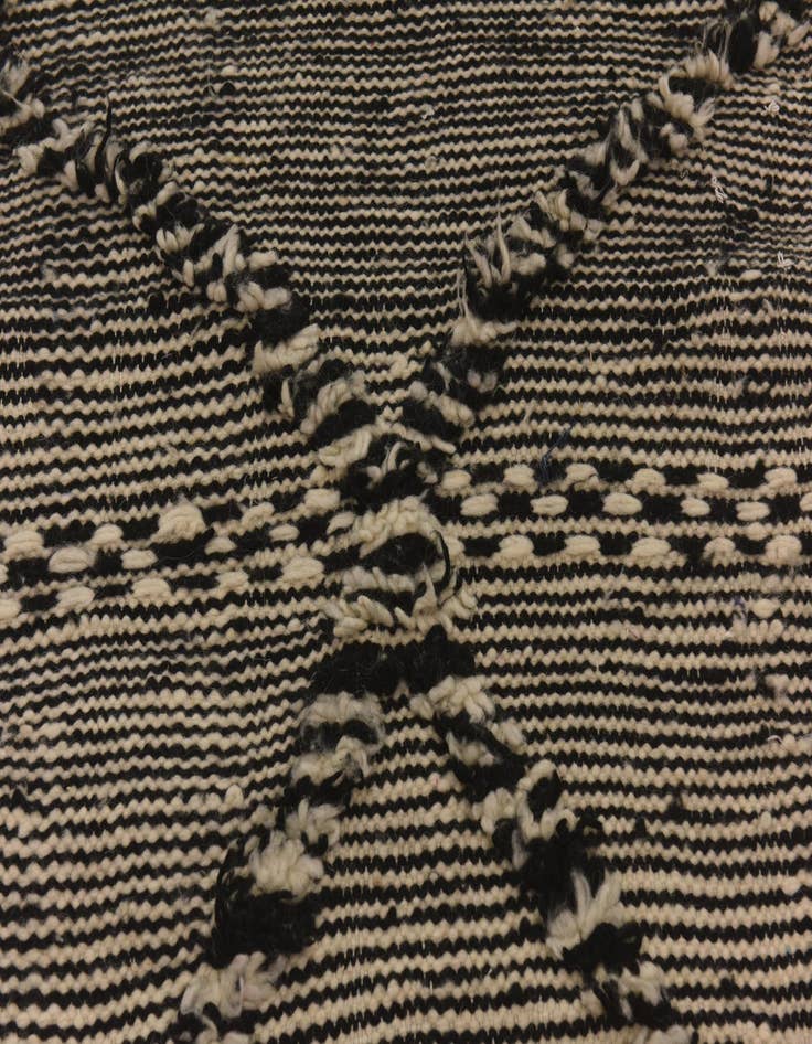 Detail image of 2' 7 x 9' 11  Hand Knotted Moroccan Wool Runner Rug