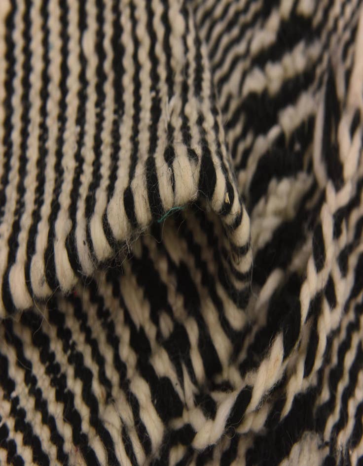 Detail image of 2' 7 x 9' 11  Hand Knotted Moroccan Wool Runner Rug