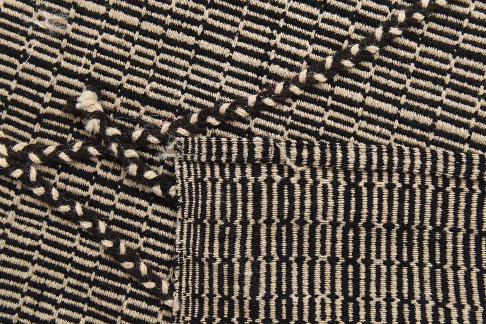 6' x 12' 2 Hand Knotted Moroccan Wool Runner Rug