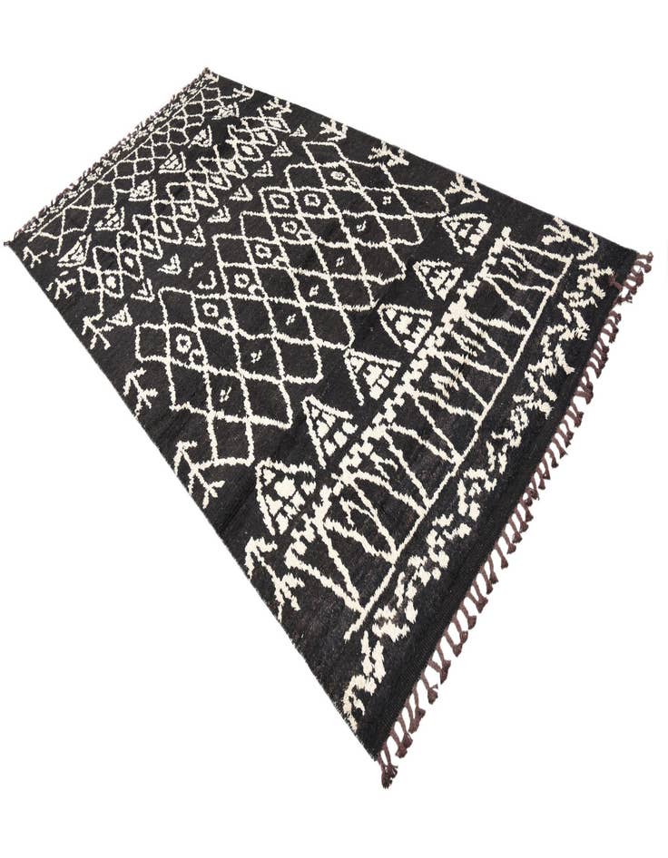 Detail image of 6' x 12' 4  Hand Knotted Moroccan Wool Runner Rug