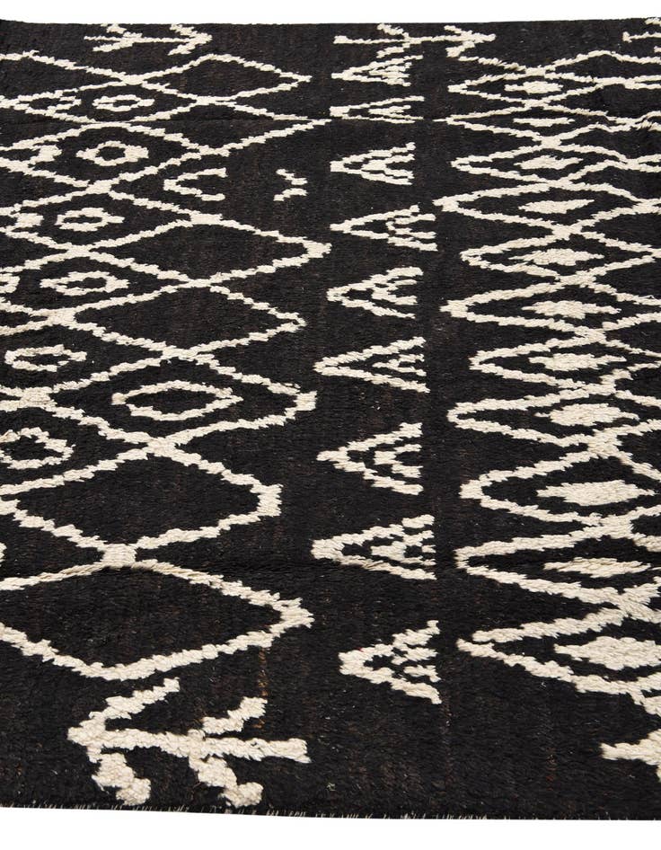 Detail image of 6' x 12' 4  Hand Knotted Moroccan Wool Runner Rug
